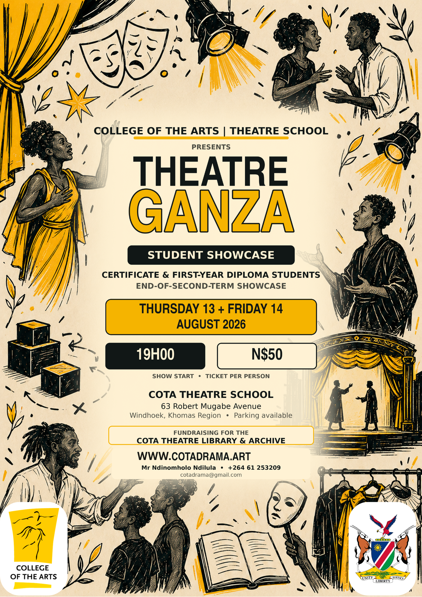 TheatreGanza Student Showcase poster
